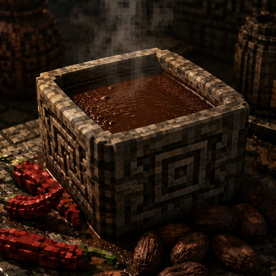 Recreación visual del cacao